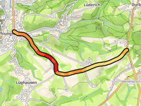 Hofferhofer Strasse vanuit Hoffnungsthal