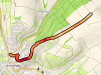 Hohe Hardt von Grünsfeld über Laistrasse