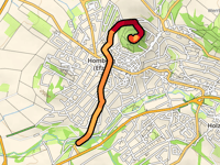 Hohenburg / Schlossberg via Ziegenhainer Strasse