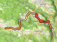 Hoheneck Oberwihl via Rüsswihl
