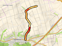 Hohenried z Theilheim przez Dümpfelstrasse