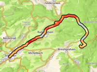 Hoherodskopf from Schotten via Niddaradweg