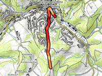 Hohlstrasse vanuit Langenberg