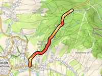 Hohwald from Langburkersdorf