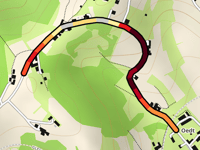 Hollergrabenweg from Oedt