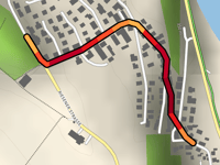 Holzgartenweg über Bergstrasse