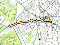 Honsfelder Strasse vanuit Honsfeld