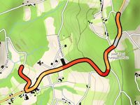 Hopfenberg przez Sulzweg
