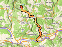 Hornberg vanuit Murg via Hottingen