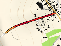 Horsarrieu przez Chemin de Nogué