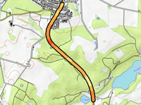 Horsensvej von Salten Langsø