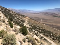 Horseshoe Meadows Road von Boulder Creek