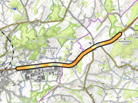 La Houppe / Pottelberg przez Ninoofsesteenweg