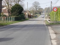 Houtain-Saint-Siméon from Hallembaye