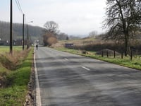 Houtain-Saint-Siméon from Hallembaye