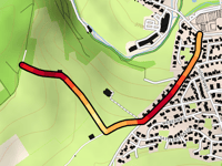 Huckelberg vanuit Grafschaft