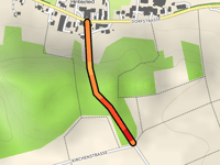 Hühlenweg vanuit Hinterried