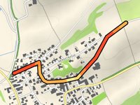 Hühleweg über Obere Straße