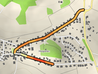 Hummelsberger Strasse par Noller Weg
