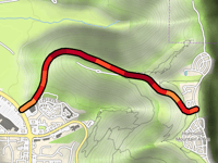 Huntsville Mountain über Ledges Drive