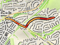 Hurrs Road via Short Bank Road