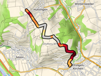 Hüttingen desde Efringen-Kirchen