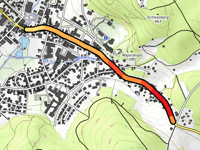 Inselbergstrasse from Bad Liebenstein