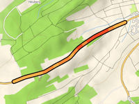 Isinger Strasse desde Geislingen