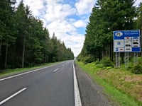 Przełęcz Jakuszyce vanuit Nový Svět