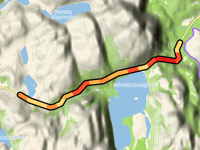 Jarfjordfjellet von Bjørnstad