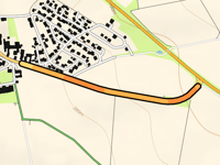 Johanneshügel z Biebelried przez Würzburger Strasse