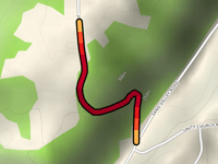 John L Gap Road von Sand Valley Road