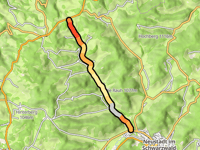 Jostalstrasse desde Neustadt im Schwarzwald