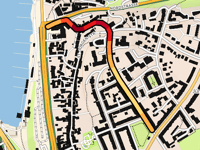 Jürgensgaarder Strasse desde Flensburg