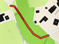 Kalkbrennerweg vanuit Seestall