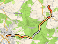 Kalte Staude vanuit Burgkunstadt