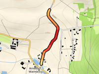 Kapellenberg von Arnsdorf / Warnoćicy