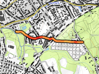Kauwberg über Rue de Verrewinkel