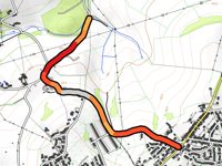 Keel's Hill via Withyditch Lane