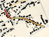 Kippstrasse via Bremsstrasse