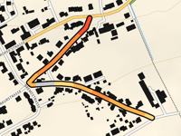 Kippstrasse über Merkurstrasse