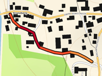 Kirchberg via Pantaleonstrasse
