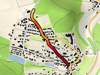 Kirchbergstrasse über Postberg