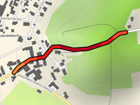 Kirchenstrasse vanuit Frauenstetten