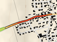 Kirchheimer Strasse vanuit Eppishausen