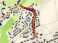 Kirchstrasse from Wiehagen