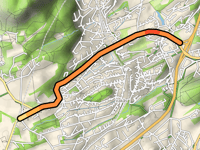 Kirkeveien da Hvalstad