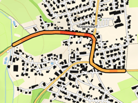Kissendorf über Neu-Ulmer Strasse