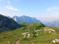 Klanška Škrbina / Mangartsko sedlo from Predel Mangart