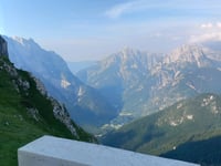 Klanška Škrbina / Mangartsko sedlo from Predel Mangart